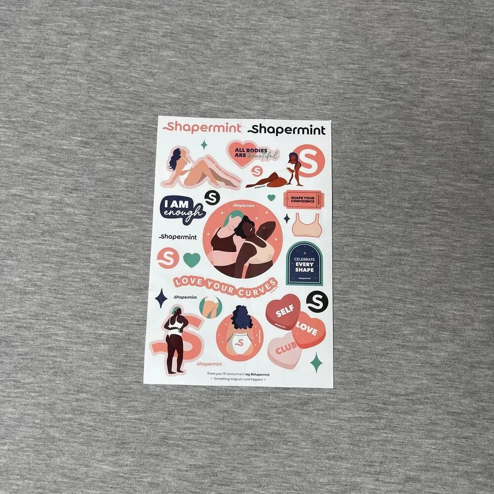 Truekind Shapermint Womanhood Positivity Stickers